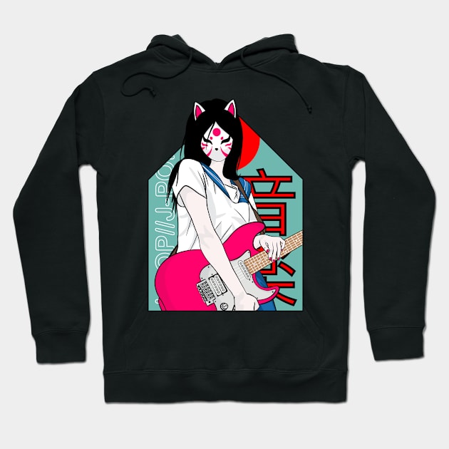 japan pop sticker Hoodie by stickersnesia